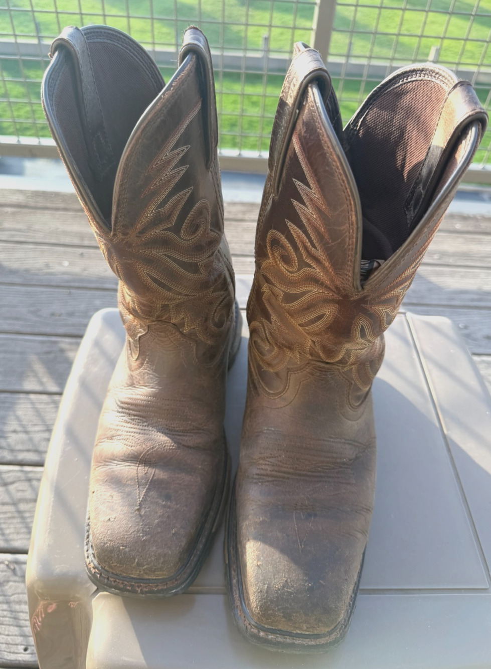 Durango Men's Maverick XP Steel Toe Waterproof Western Work Boot DDB0206 Sz 7.5M